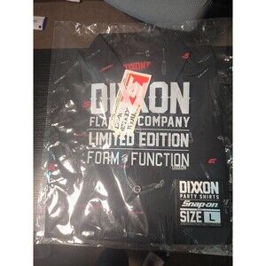 Snap-on Dixon Flannel Company Limited Edition Black Party Shirt Size Large New